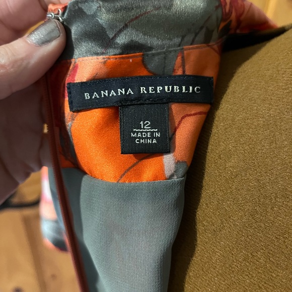 Banana Republic silk watercolour floral dress - Picture 5 of 6